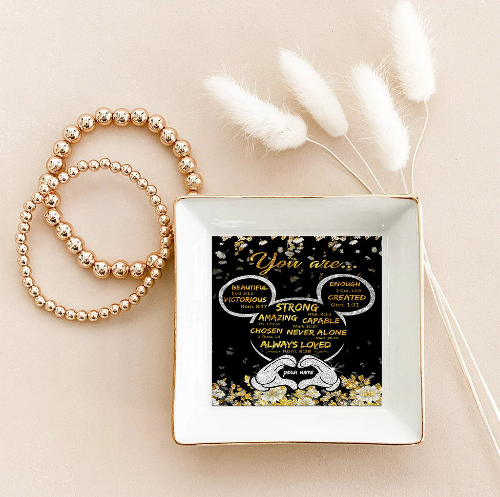 God Says You Are - Personalized Mouse Jewelry Dish