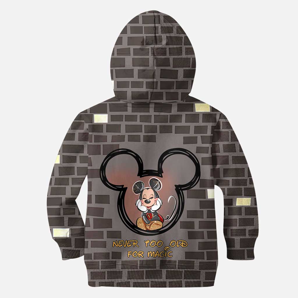 Never Too Old For Magic - Personalized Mouse Hoodie and Leggings