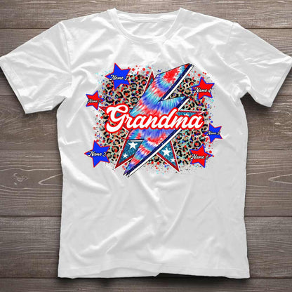 Grandma - Personalized Independence Day T-shirt and Hoodie