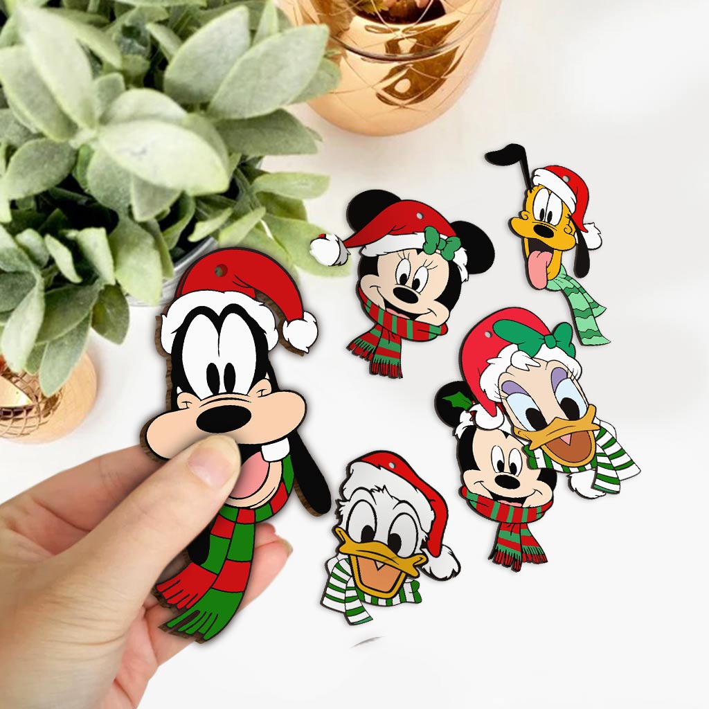Merry Christmas - Mouse 6 Pieces Garland