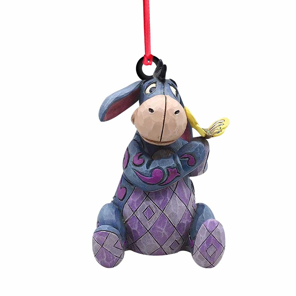 Heart On A String - Christmas Mouse Ornament (Printed On Both Sides)