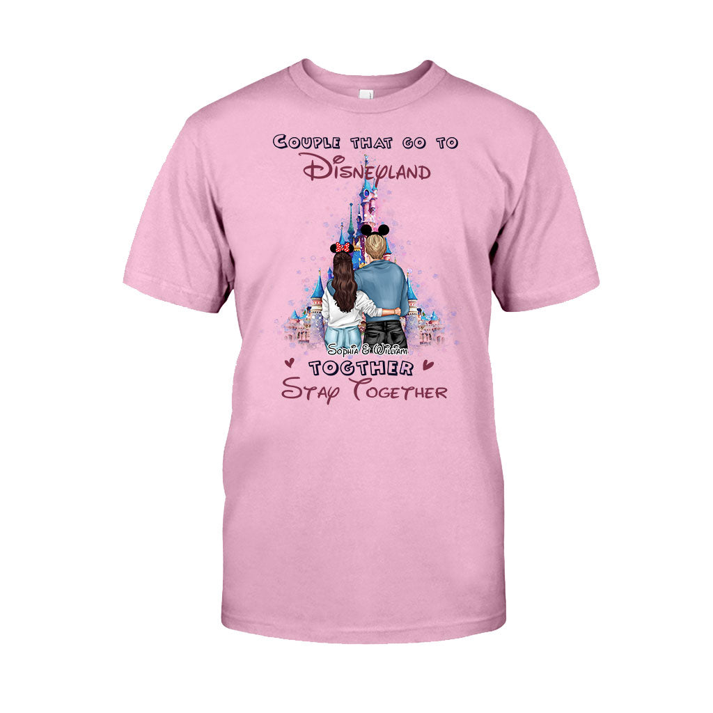 Couple That Go To Magical Land Together - Personalized Couple Mouse T-shirt and Hoodie