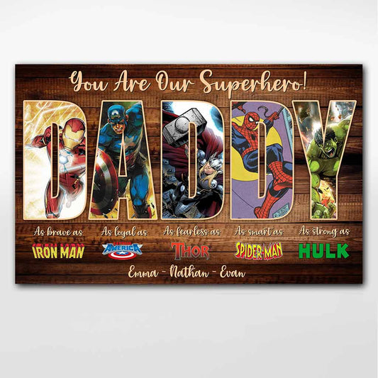 Daddy You Are - Personalized Father's Day Poster