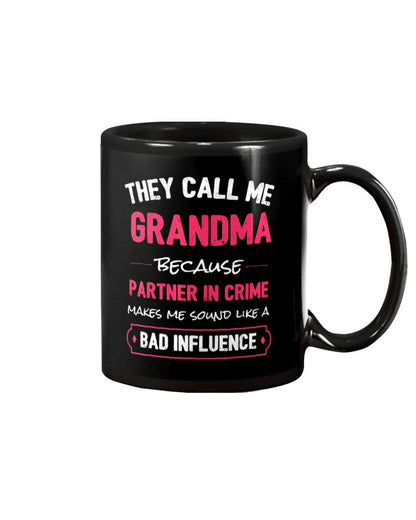 Funny Grandma Grandma Partner In Crime - Grandma Mug 0921