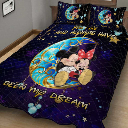 You & Me We Got This - Personalized Mouse Quilt Set