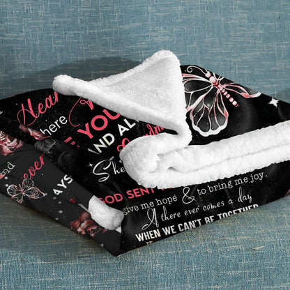 To My Granddaughter - Personalized Grandma Blanket