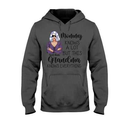 Grandma Knows Everything - Personalized Mother's Day T-shirt and Hoodie