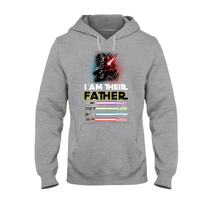 I Am Their Father - Personalized Father's Day The Force T-shirt and Hoodie