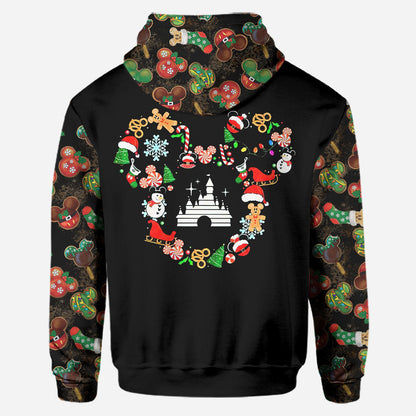 Merry Christmas - Personalized Mouse Hoodie and Leggings