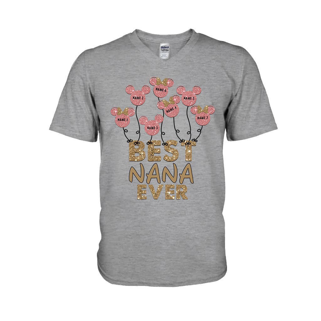 Best Nana Ever - Personalized Mother's Day Mouse T-shirt and Hoodie