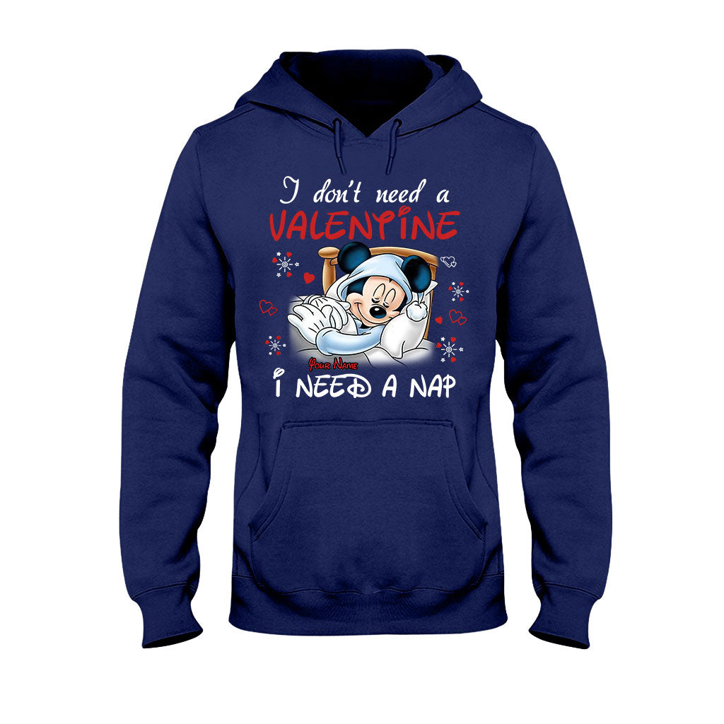 I Don't Need A Valentine - Personalized Valentine Mouse T-shirt and Hoodie