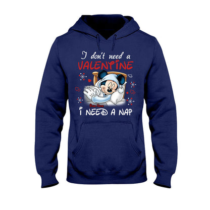 I Don't Need A Valentine - Personalized Valentine Mouse T-shirt and Hoodie