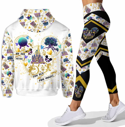50th Anniversary Magical World Mouse Ears - Personalized Hoodie And Leggings