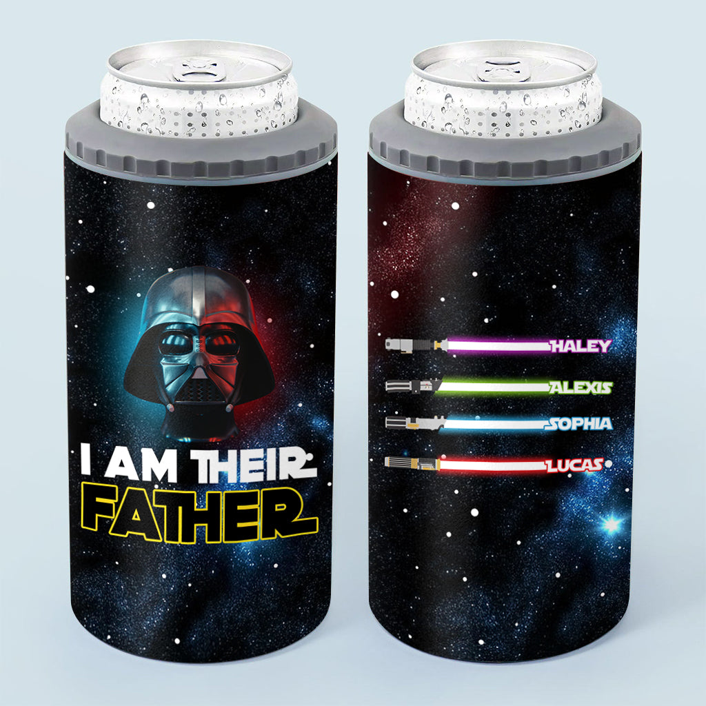 I Am Their Father - Personalized The Force Can Cooler