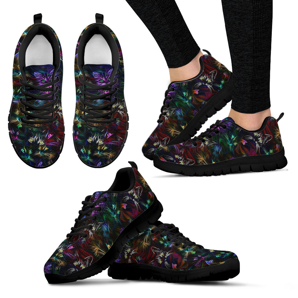 Colorful Cat Cat Sneakers 0622
