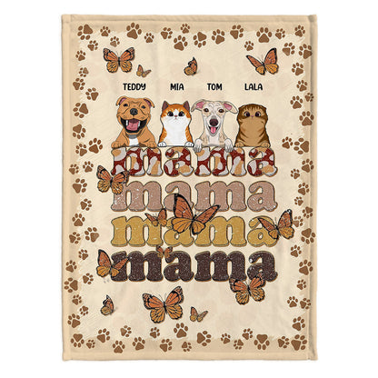 Best Mama Ever - Personalized Mother's day Dog Blanket