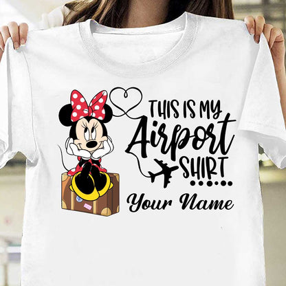 This Is My Airport Shirt - Personalized Mouse T-shirt and Hoodie