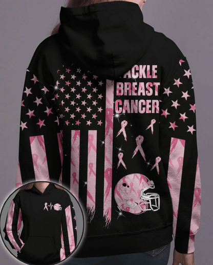 Tackle Breast Cancer - Breast Cancer Awareness All Over T-shirt and Hoodie 0822