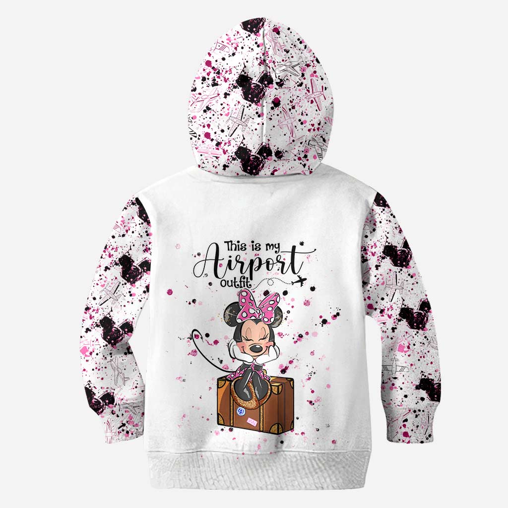 This Is My Airport Outfit - Personalized Mouse Hoodie and Leggings