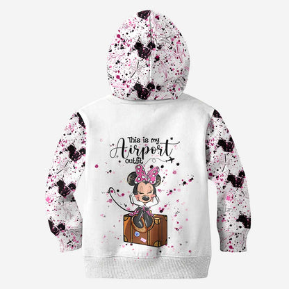 This Is My Airport Outfit - Personalized Mouse Hoodie and Leggings