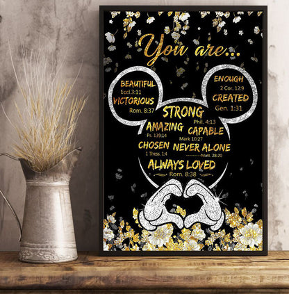 God Says You Are - Mouse Poster
