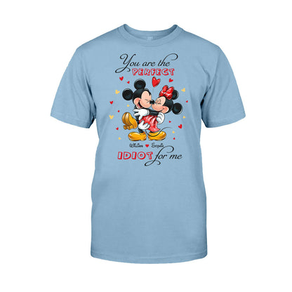 Perfect Idiot - Personalized Couple Mouse T-shirt and Hoodie