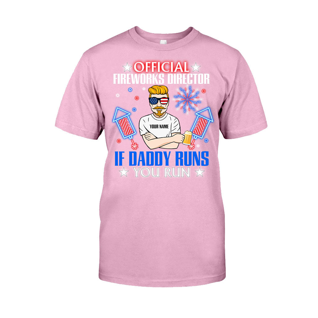 Official Fireworks Director - Personalized Independence Day Father T-shirt and Hoodie