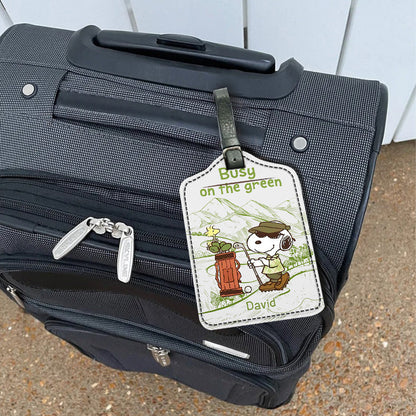 Fueled By - Personalized Leather Luggage Tag