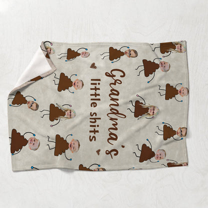 Grandma's Little Cuties - Personalized Mother's Day Grandma Blanket