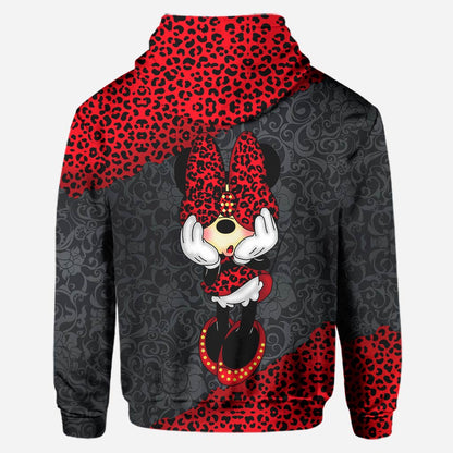 Lovely Mouse - Personalized Hoodie And Leggings