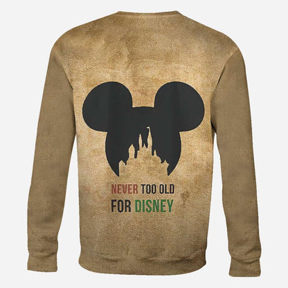 Never Too Old Mouse All Over Shirts