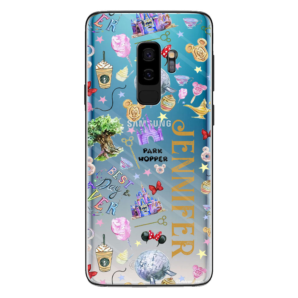 Lovely Mouse Ears - Personalized Mouse Clear Phone Case