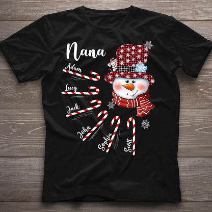 Rockin The Nana Life - Personalized Grandma T-shirt and Hoodie