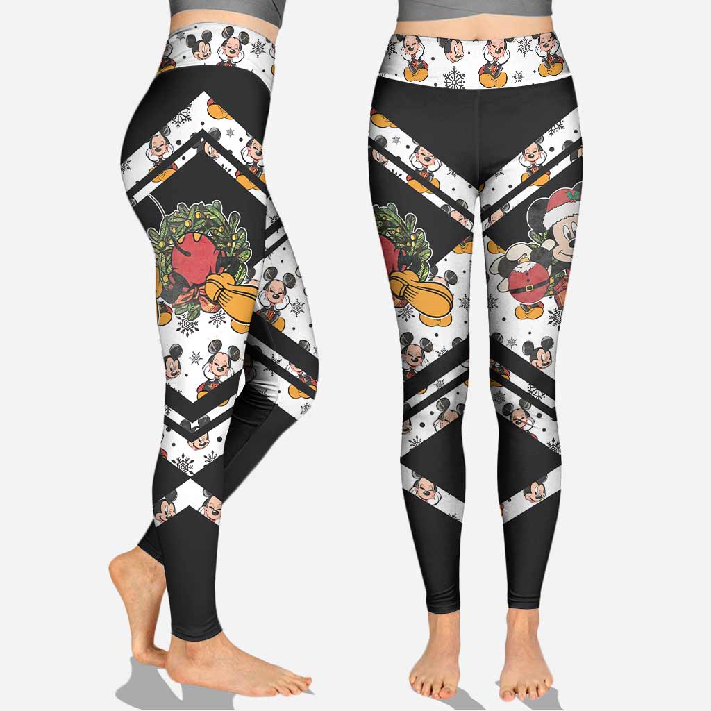 Merry Christmas - Personalized Christmas Mouse Hoodie and Leggings