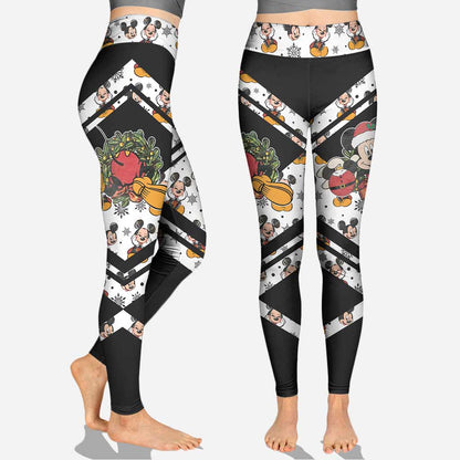 Merry Christmas - Personalized Christmas Mouse Hoodie and Leggings