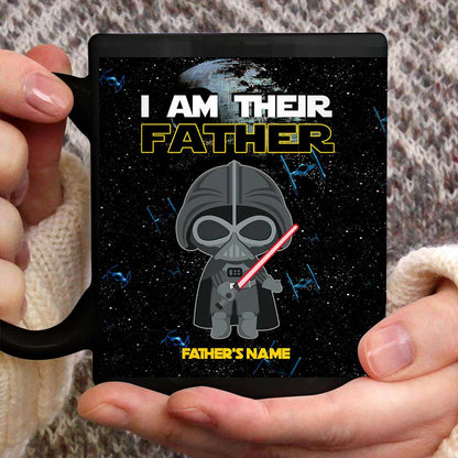 I Am Their Father Grandfather - Personalized Father's Day The Force Mug