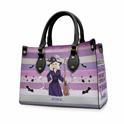 Witch Switch - Personalized Witch Leather Handbag