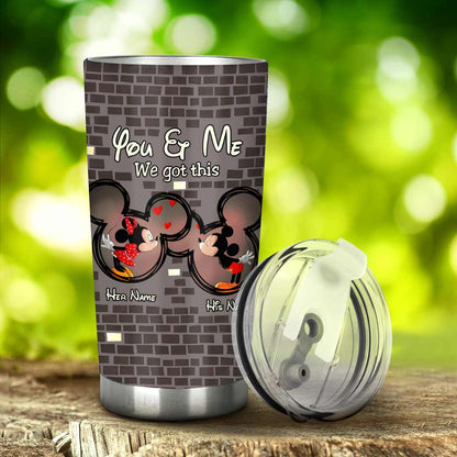 To My Wife - Personalized Mouse Tumbler
