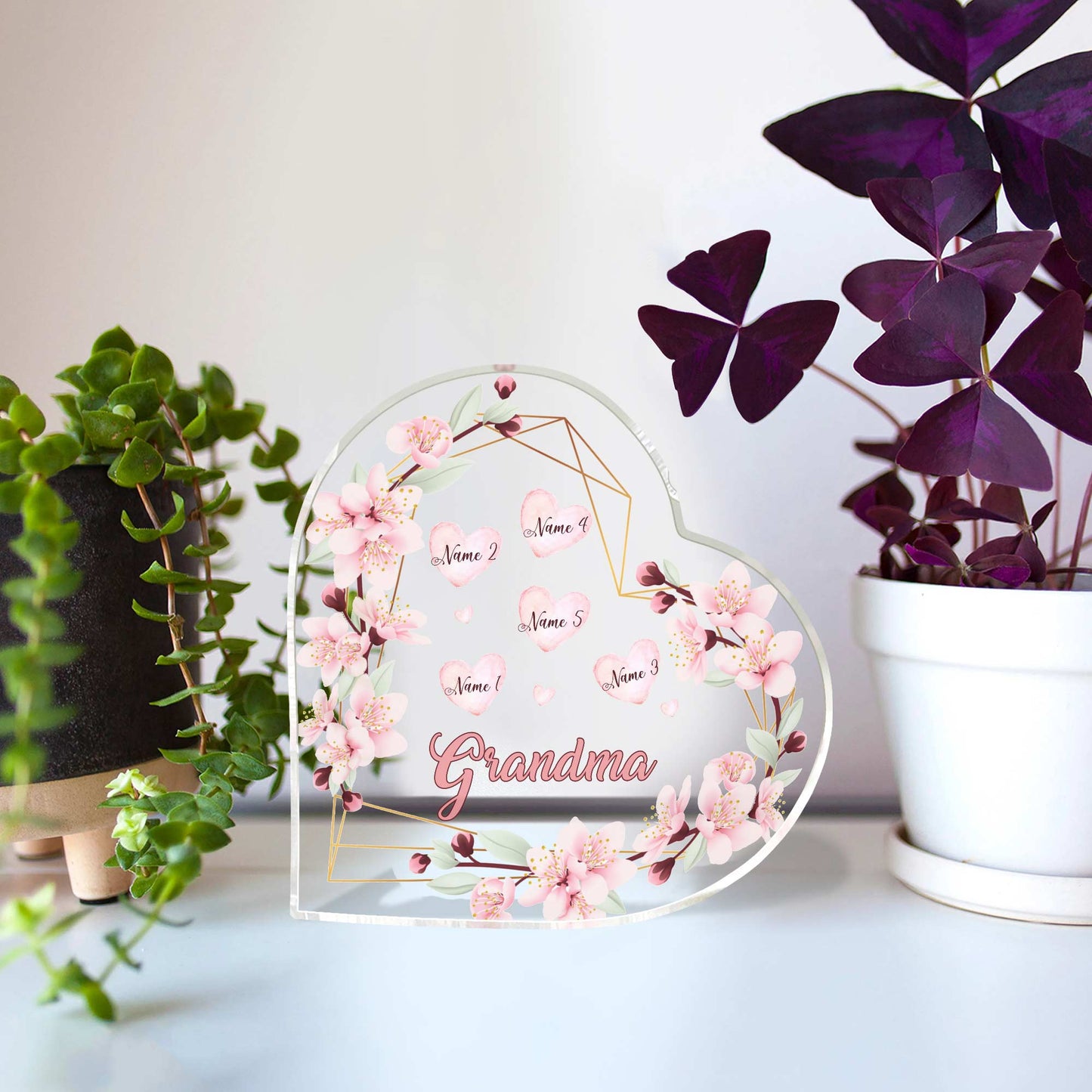 Grandma - Personalized Grandma Custom Shaped Acrylic Plaque