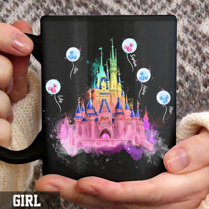 Mouse Ears And Magic Kind Of Grandma - Personalized Mouse Mug