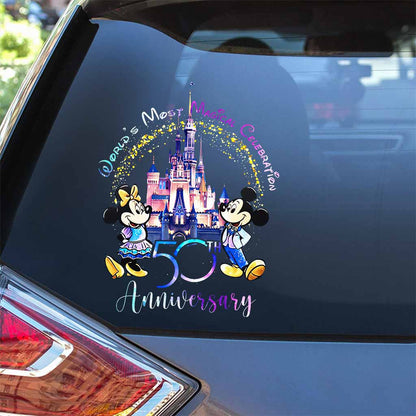 50 Magic Years Anniversary - Mouse Decal Full