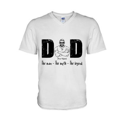 The Man The Myth The Legend - Personalized Father T-shirt and Hoodie