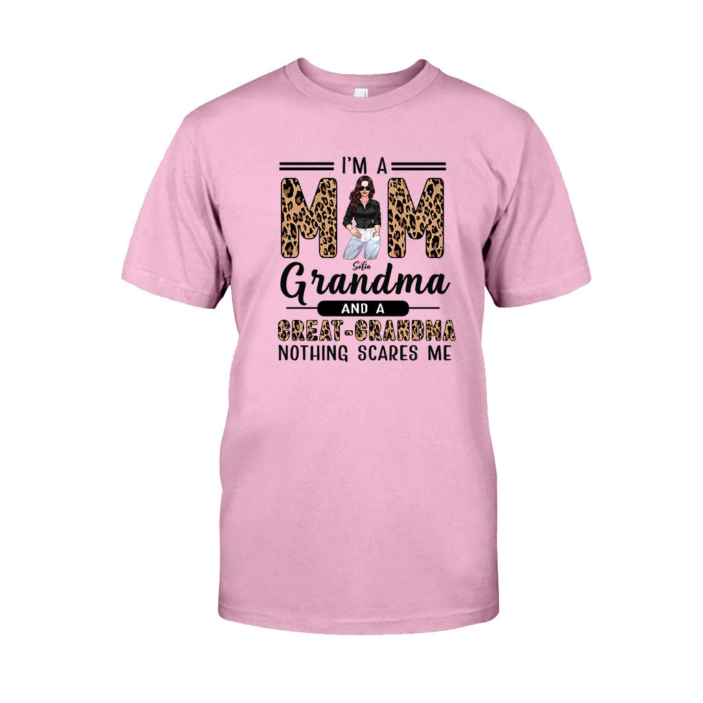 I'm A Mom A Grandma And A Great Grandma - Personalized T-shirt and Hoodie
