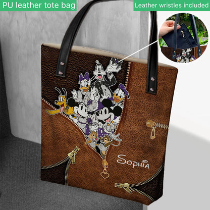 Magical 100th - Personalized Mouse Tote Bag