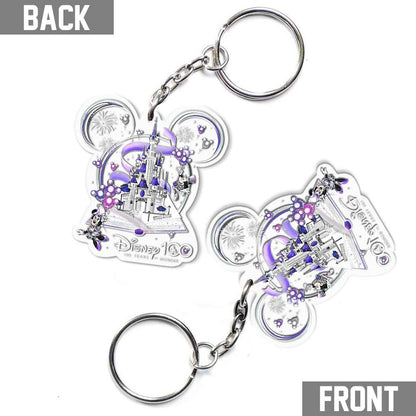 100 Years Of Wonder - Mouse Transparent Keychain