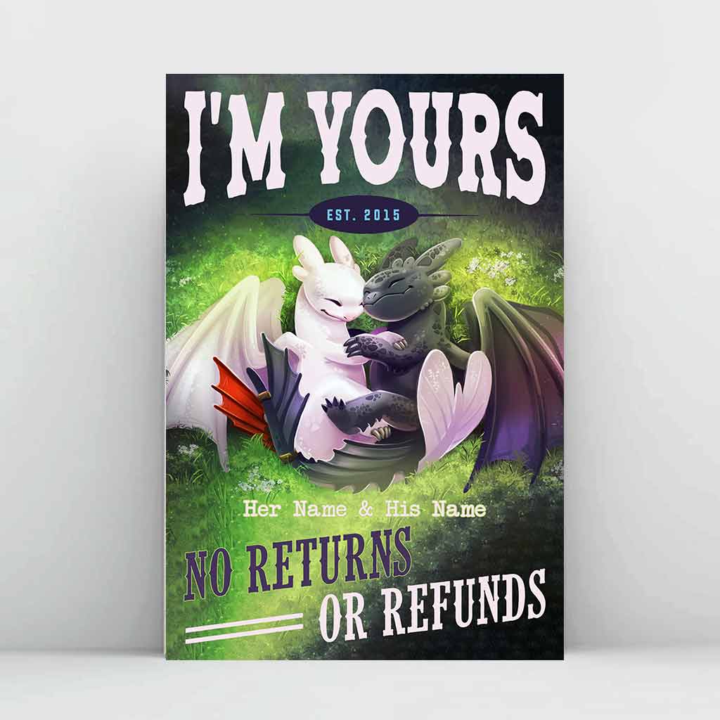 I'm Yours - Personalized Dragon Poster