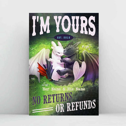 I'm Yours - Personalized Dragon Poster