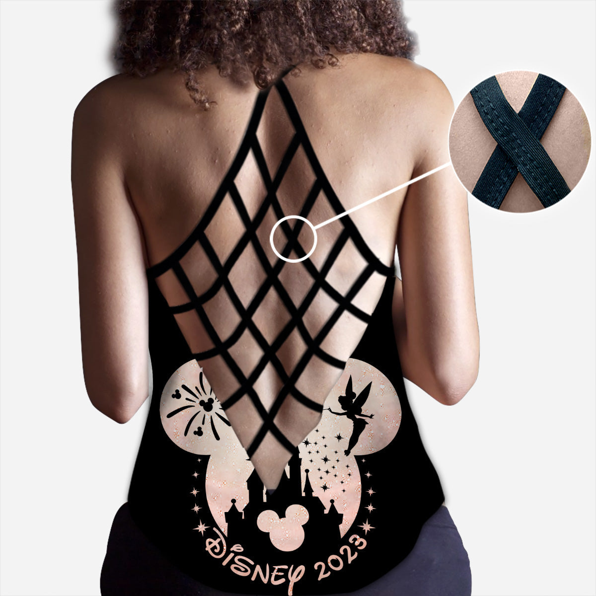 Just A Girls Who Loves Turtle - Personalized Mouse Cross Tank Top and Leggings