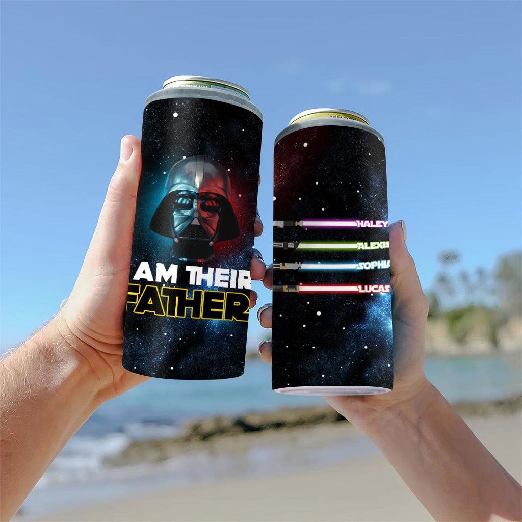 I Am Their Father - Personalized The Force Can Cooler