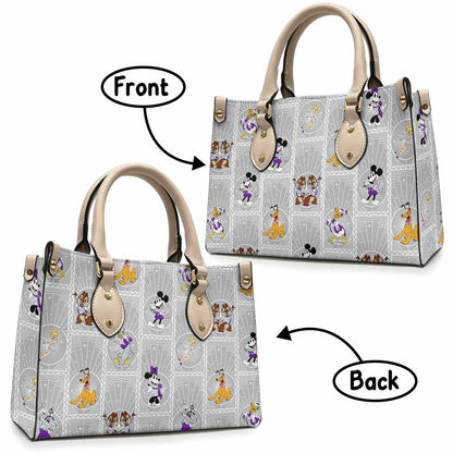 100 Years Of Wonder - Mouse Leather Handbag